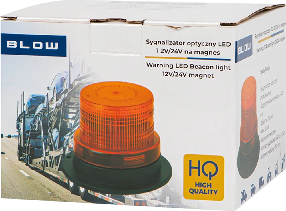 Blow LED blykstė 12V-24V magnetas