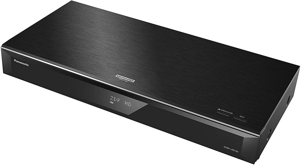 Vaizdo grotuvas „Panasonic Blu-ray“ grotuvas DMR-UBC90 (2 TB HDD, UltraHD/4K, DVB-T2) juodas