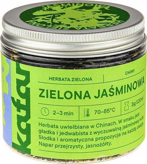 Zalia Jasmine arbata stikliniame indelyje