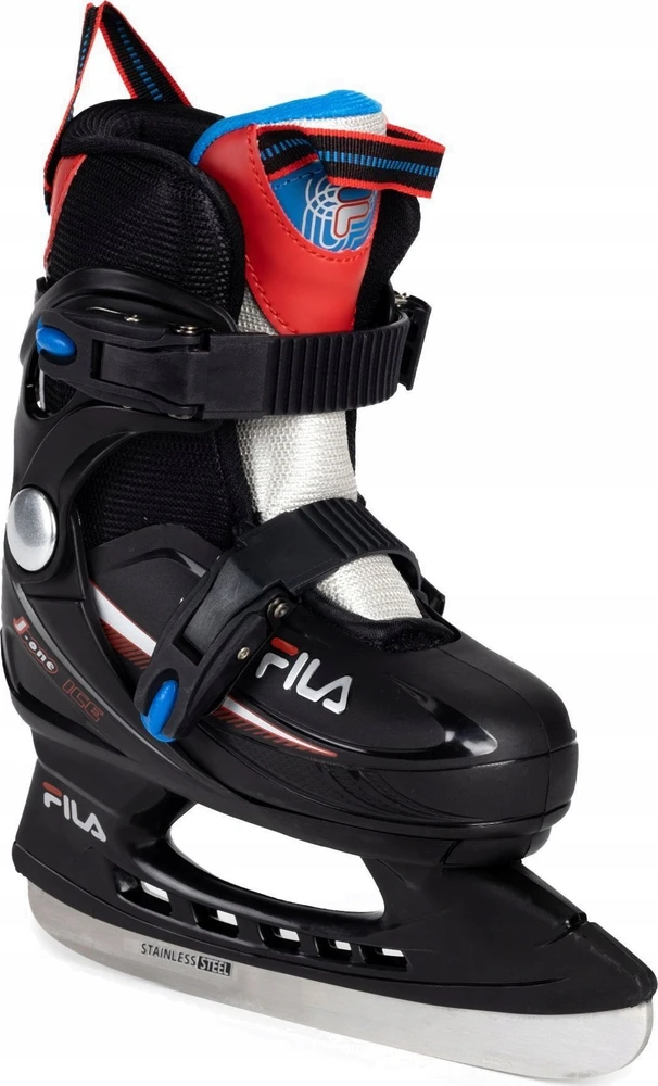Fila J-One Ice HR ledo ritulio pačiūžos, BLK/Raudonas/Mėlynas, 31-35