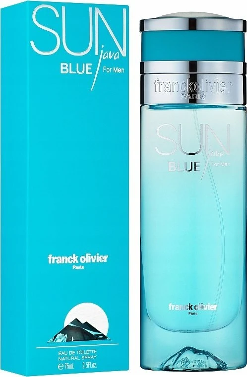 Franck Olivier Sun Java Mėlyna EDT tualetinis vanduo vyrams, 75 ml