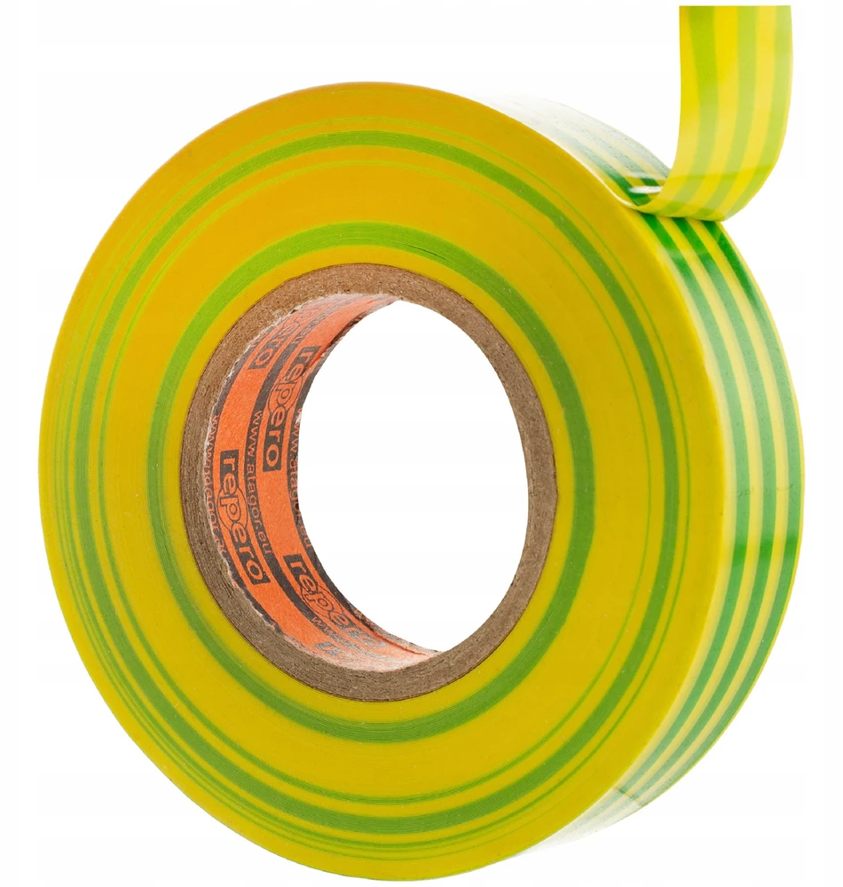 Blue Line REPERO 701 izoliacinė juosta geltonai žalia 19 mm x 20 m