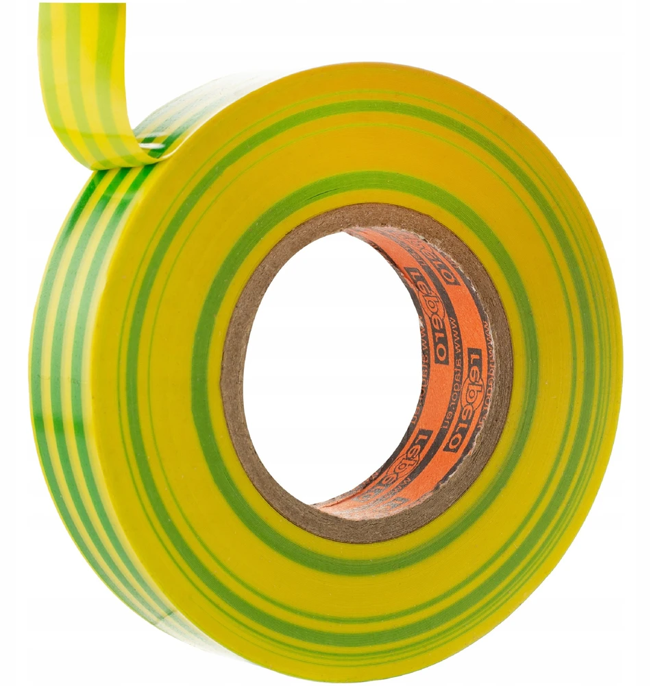Blue Line REPERO 701 izoliacinė juosta geltonai žalia 19 mm x 20 m
