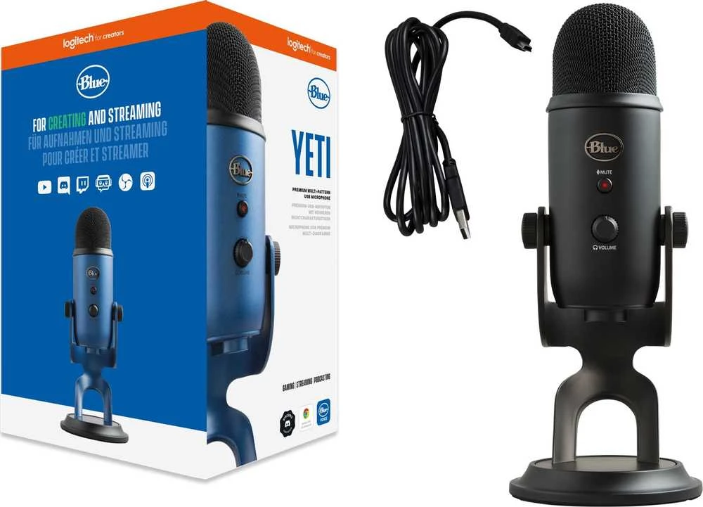 Blue Yeti Blackout Mikrofonas