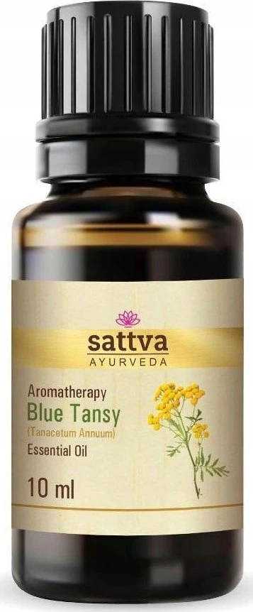 Marokinių ramunėlių eterinis aliejus Mėlyna Tansy, Sattva Ayurveda, 10ml