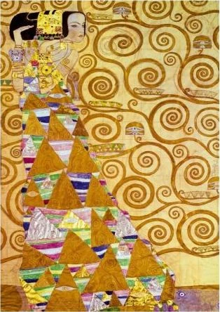 Blue Mauritius Gold Bluebird Dėlionė 1000 vnt. - Gustavas Klimtas: Laukimas, 1905 m.