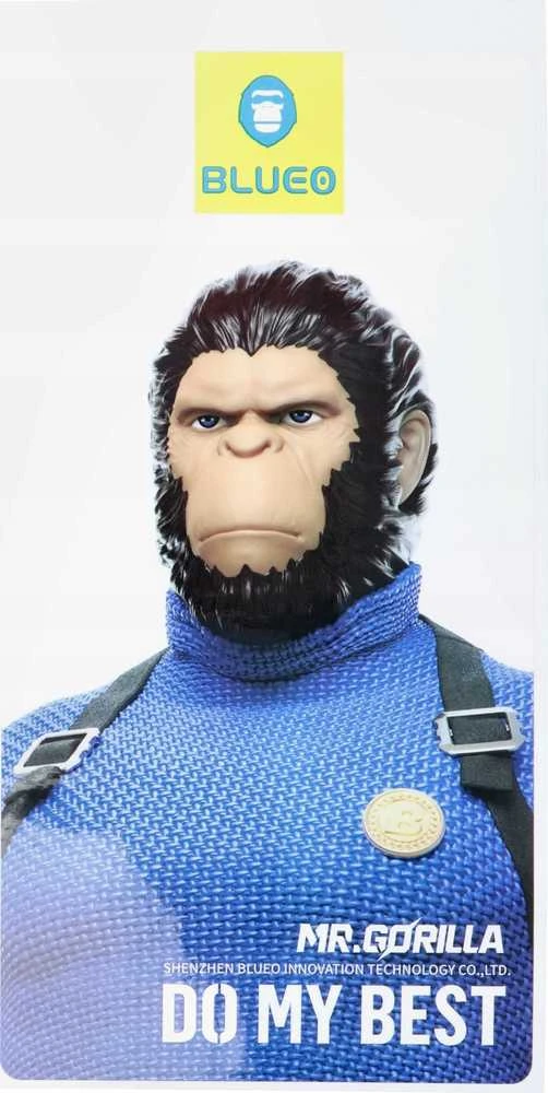 „Blueo 5D Mr. Monkey Glass“ – „Samsung Galaxy S24 Ultra“ skaidrus (UV stiklas)