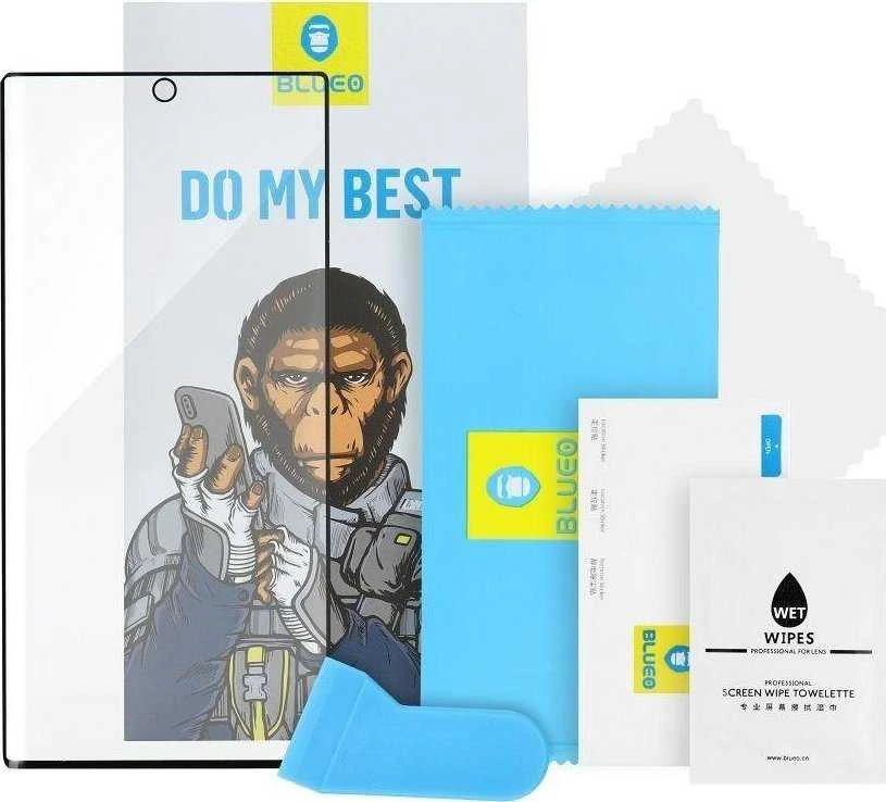 Blueo 5D Mr. Monkey Glass - skirtas Samsung Galaxy S22 juodas (Strong Lite)