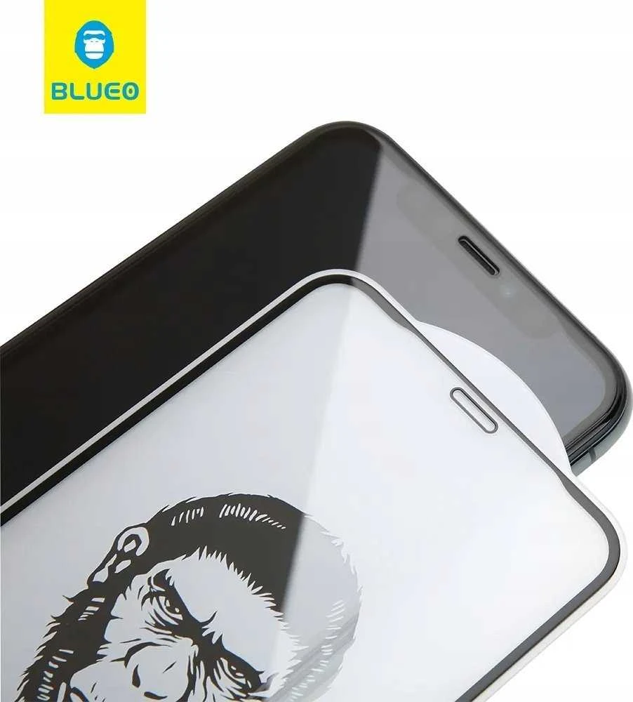 Blueo 5D Mr. Monkey Glass – Apple iPhone 14 Plus juodas (Strong HD)