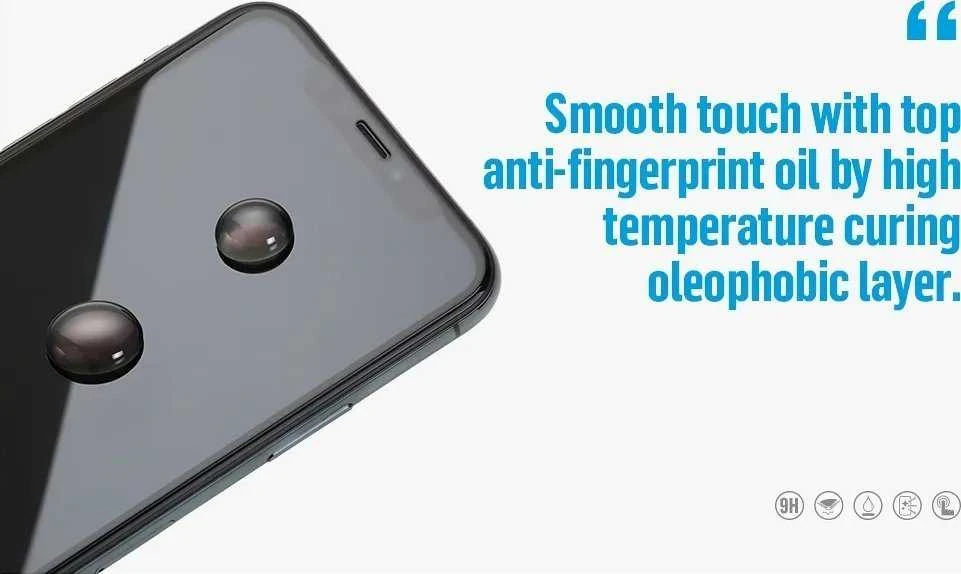 Blueo 5D Mr. Monkey Glass – Apple iPhone 14 Plus juodas (Strong HD)
