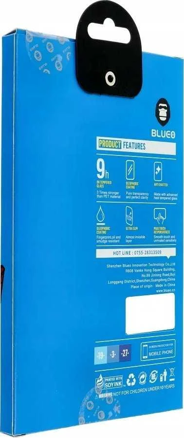 Blueo 5D Mr. Monkey Glass – Apple iPhone 14 Plus juodas (Strong HD)