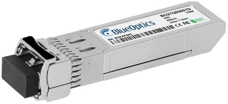 Šakotuvas Carruzzo BlueOptics 407-BBXU tinklo siųstuvų-imtuvų modulis Optinis pluoštas 25000 Mbit/ai SFP28 850 nm
