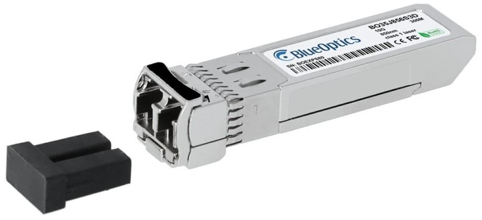 Šakotuvas Modulis SFP BlueOptics BlueOptics J9150A-BO moduł przekaźników sieciowych Swiatłowód 10000 Mbit/s SFP+ 850 nm