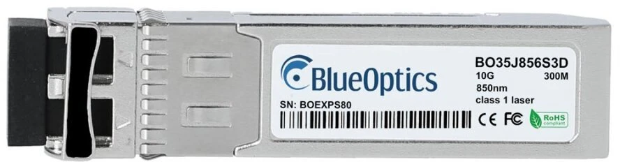Šakotuvas Modulis SFP BlueOptics BlueOptics J9150A-BO moduł przekaźników sieciowych Swiatłowód 10000 Mbit/s SFP+ 850 nm