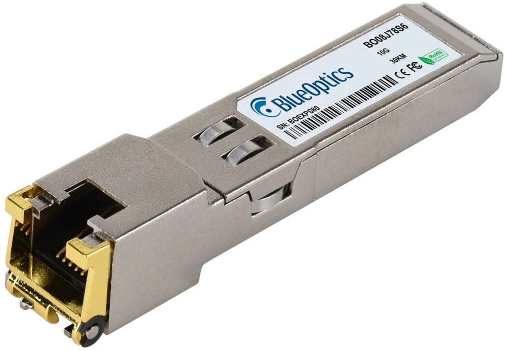 Šakotuvas Modulis SFP BlueOptics BlueOptics JL563A-BO tinklo relės modulis varis 10000 Mbit/s SFP+