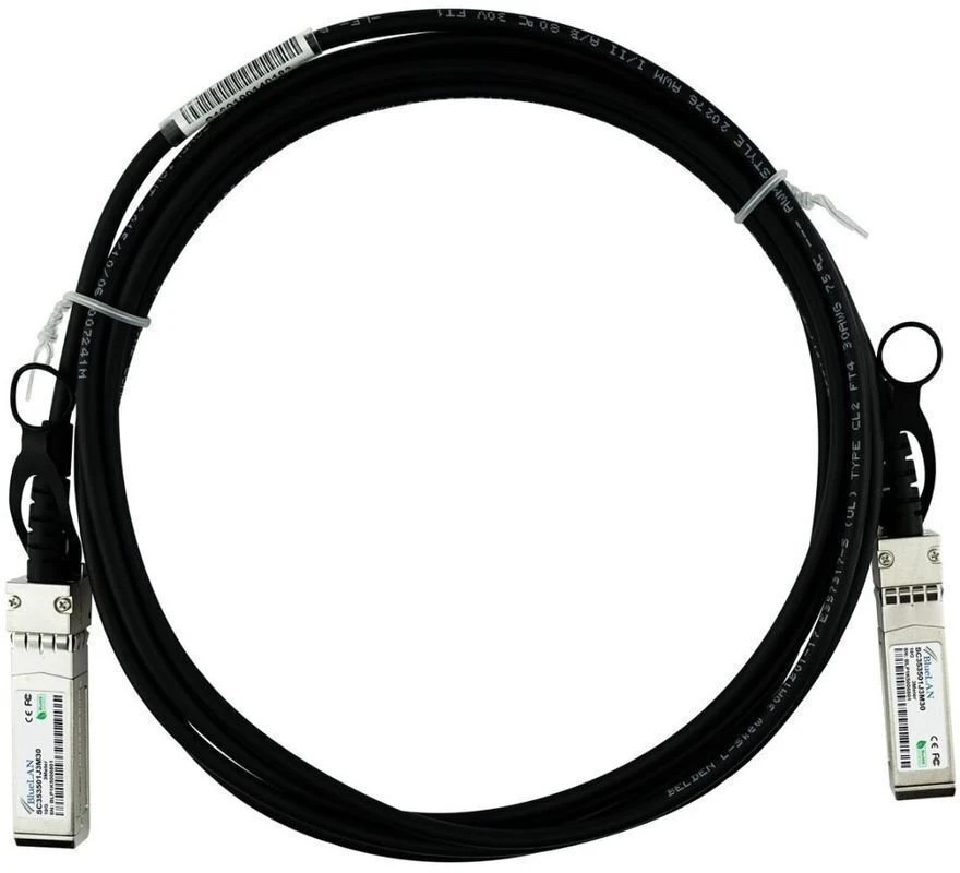 BlueOptics kabelis InfiniBand / šviesolaidis 5 m SFP+ juodas (J9284D-BL)