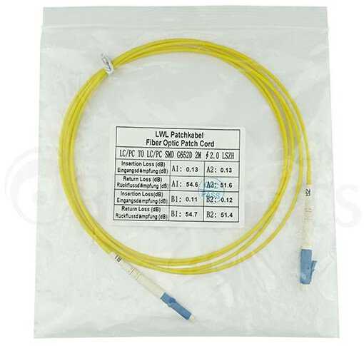 BlueOptics BlueOptics Simplex LWL Patchkabel LC-LC Singlemode 1 Meter ( SFP2121BU1MK )