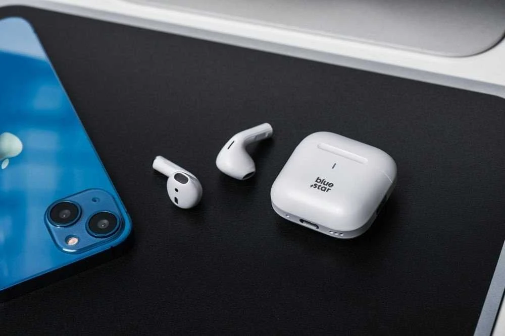 BlueStar Belaidės ausinės Blue Star Nova Fi5 TWS baltas