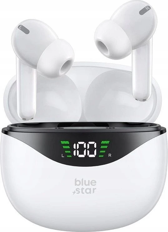 BlueStar Belaidės ausinės Blue Star T60 TWS baltas