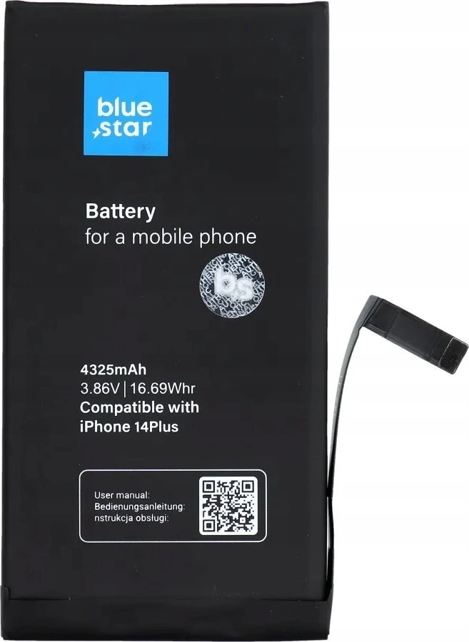 BlueStar iPhone 14 PLUS 4325 mAh baterija, Blue Star HQ
