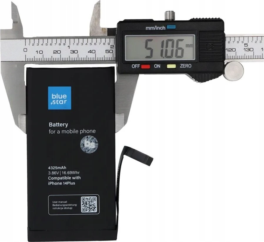BlueStar iPhone 14 PLUS 4325 mAh baterija, Blue Star HQ