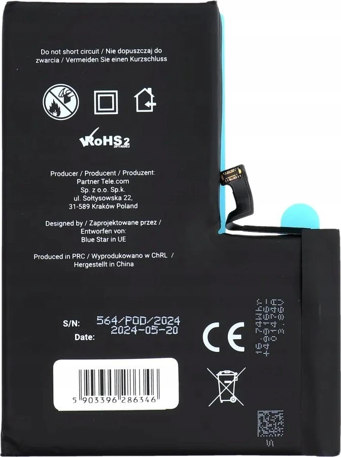 BlueStar iPhone 14 PRO MAX baterija 4323 mAh Blue Star HQ