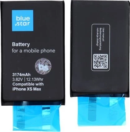 BlueStar Baterija be BMS iPhone XS Max 3174 mAh Blue Star HQ