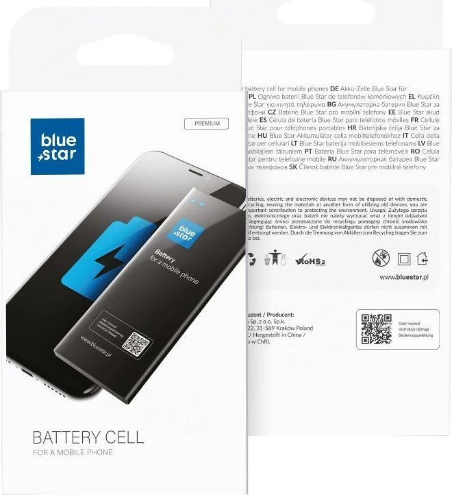 BlueStar Baterija be BMS iPhone XS 2658 mAh Blue Star HQ
