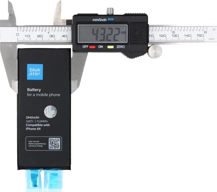 BlueStar Baterija be BMS iPhone XR 2942 mAh Blue Star HQ