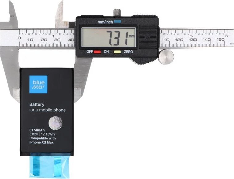 BlueStar Baterija be BMS iPhone XS Max 3174 mAh Blue Star HQ