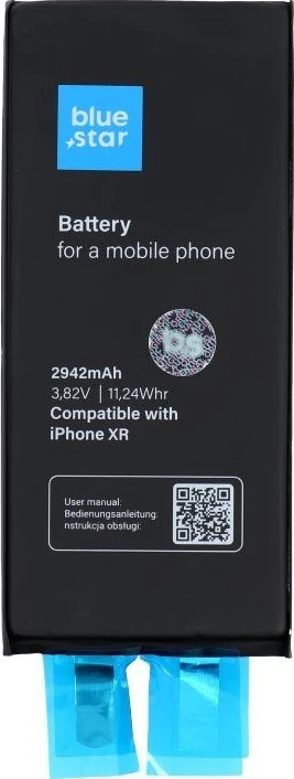 BlueStar Baterija be BMS iPhone XR 2942 mAh Blue Star HQ