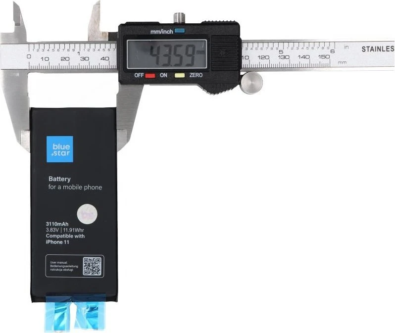 BlueStar Baterija be BMS iPhone 11 3110 mAh Blue Star HQ