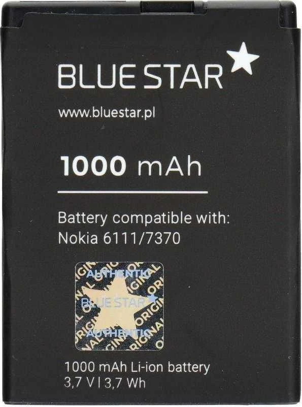 BlueStar Nokia 6111 / 7370 / N76 / 2630 / 2760 / N75 / 2600 Classic 1000 mAh Blue Star Premium baterija