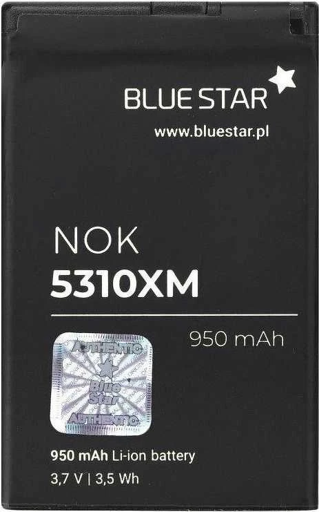BlueStar Nokia 5310 XM / 6600F / 7210S / 7310S baterija, 950 mAh, „Blue Star Premium“