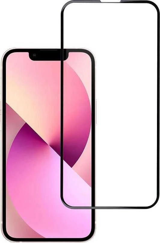 BlueStar Grūdintas stiklas iPhone 13 MINI (pilnai klijuojamas) Blue Star 5D juodas