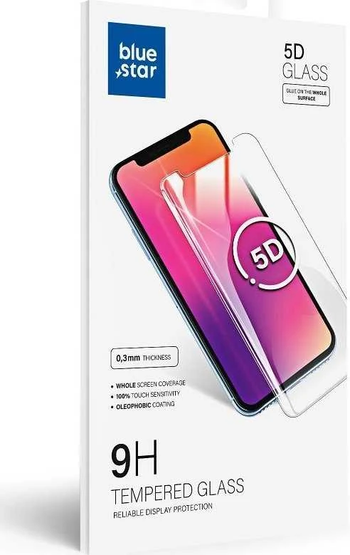 BlueStar Blue Star Apsauginis stiklas Blue Star - Samsung Galaxy A23 5G Full Face (full glue with frame/small size) - juodas Apsauginis stiklas Blue Star