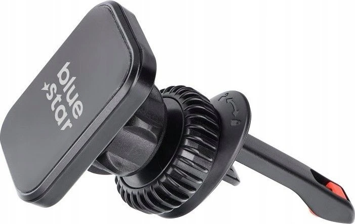 BlueStar Magnetinis automobilio telefono laikiklis „Blue Star Smart Lock Square“ juodas oro išleidimo angos dangtelis