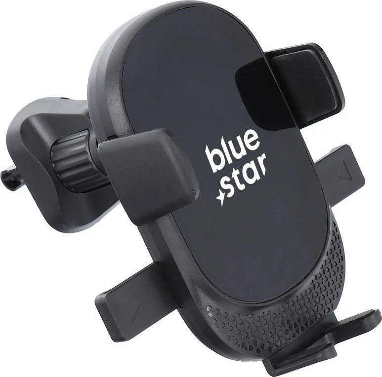 BlueStar Automobilinis telefono laikiklis Blue Star Auto Lock X1 oro išleidimo angos juodas