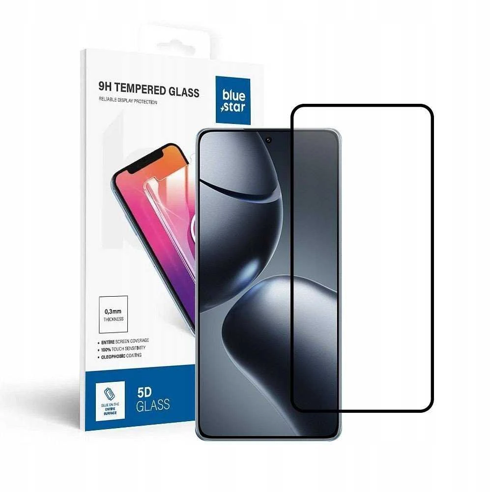 BlueStar Blue Star Apsauginis stiklas Blue Star - Xiaomi 14T Pro - juodas Apsauginis stiklas Blue Star