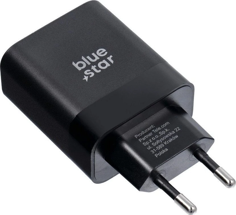 BlueStar Įkroviklis Blue Star (TFB-TC-45W) Type-C 3A (45W) juodas