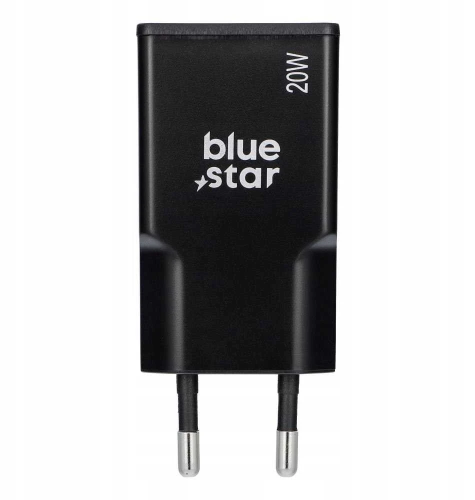 BlueStar Telefono įkroviklis Blue Star Slim GaN USB C QC4.0 PD 3A 20W TFK-SC-20WPD juodas