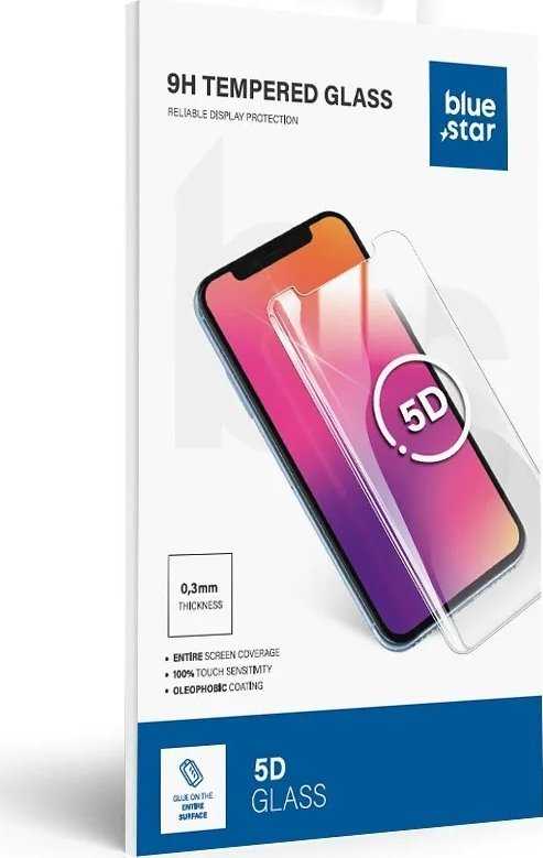BlueStar Blue Star Apsauginis stiklas Blue Star - Samsung Galaxy A56 5G Full Face (full glue with frame/small size) - juodas Apsauginis stiklas