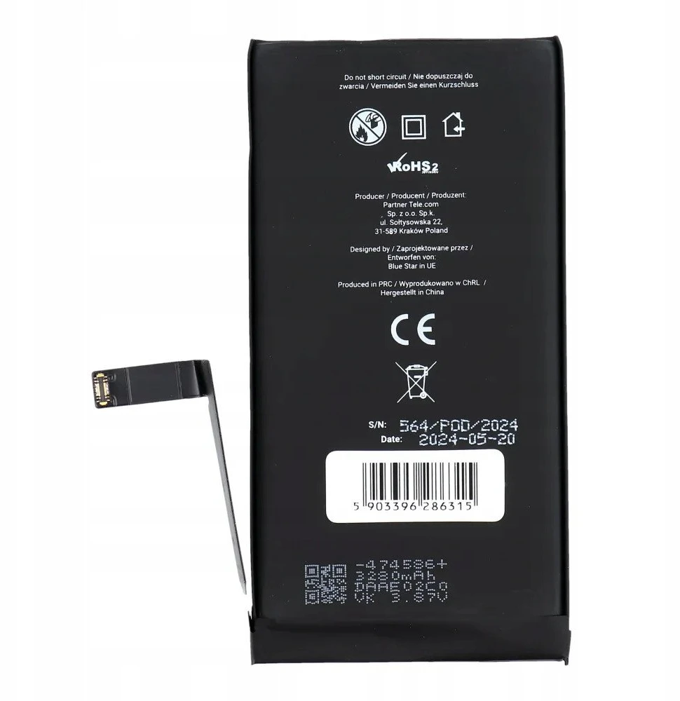 BlueStar iPhone 14 3279 mAh baterija Blue Star HQ