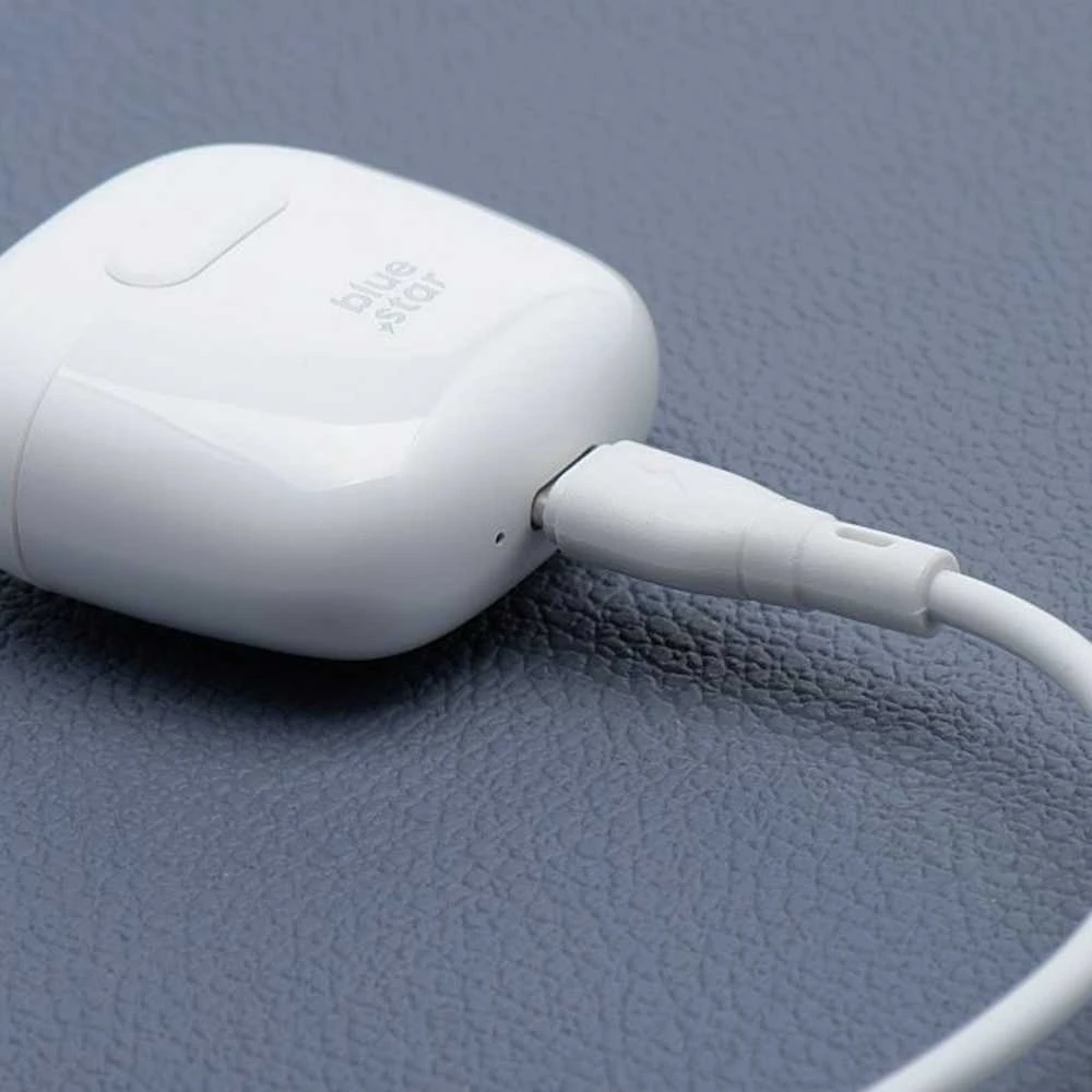 BlueStar USB C laidas į USB C Blue Star 3A 60W ECO 1 m PJ73-13-3 baltas