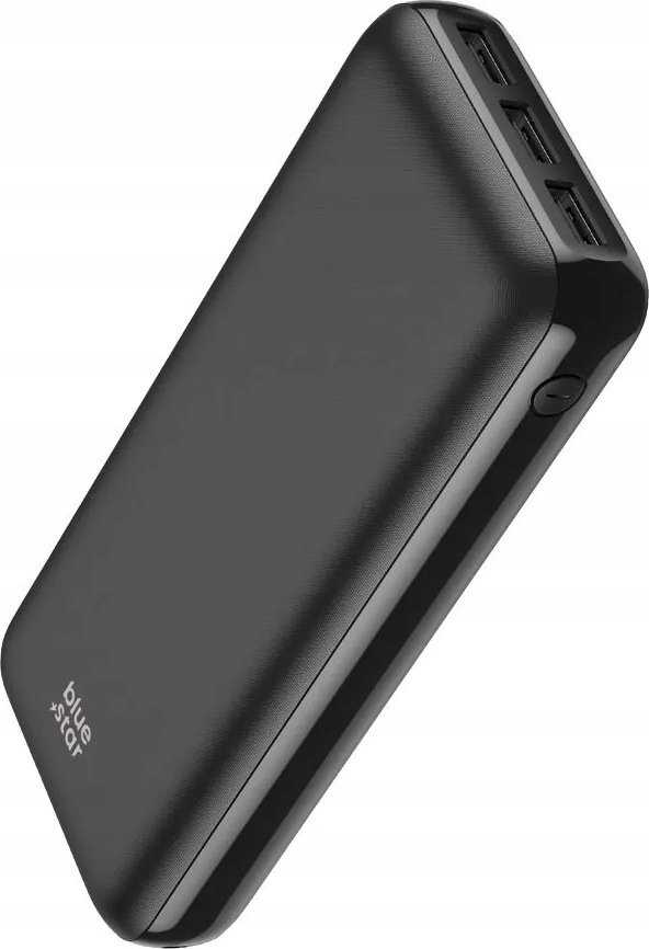 BlueStar Powerbank Blue Star W2015 2.1A 20000 mAh juodas
