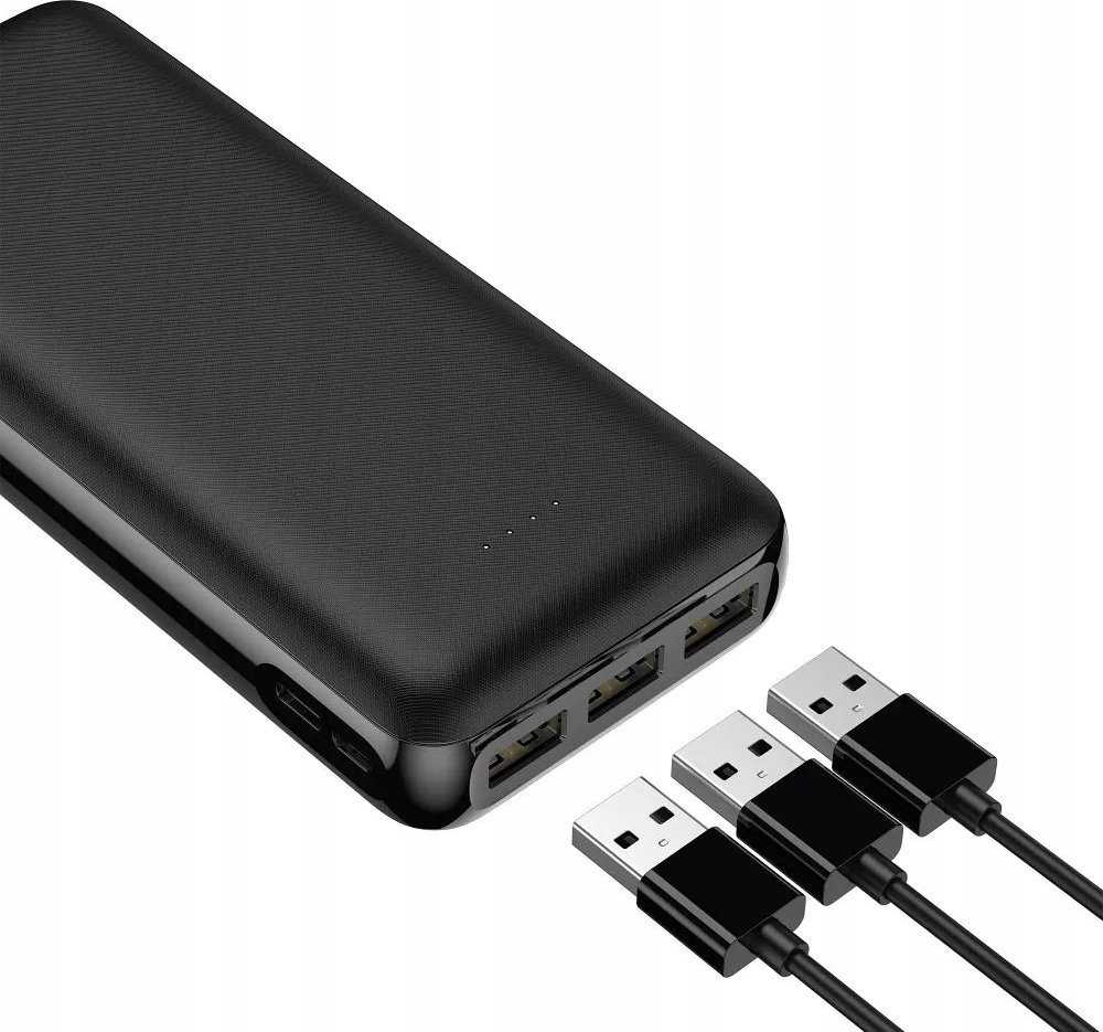 BlueStar Powerbank Blue Star W2015 2.1A 20000 mAh juodas
