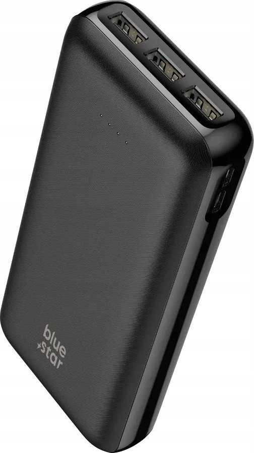 BlueStar Powerbank Blue Star W2015 2.1A 20000 mAh juodas