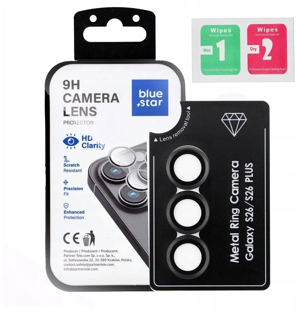 BlueStar Grūdintas stiklas na aparat do Samsung S26 PLUS Blue Star Easy Install juoda