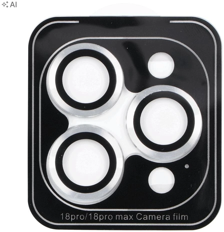 BlueStar Blue Star Camera Lens Protector Mėlynas STAR Easy Install, skirtas IPHONE 18 PRO / 18 PRO MAX, sidabrinis