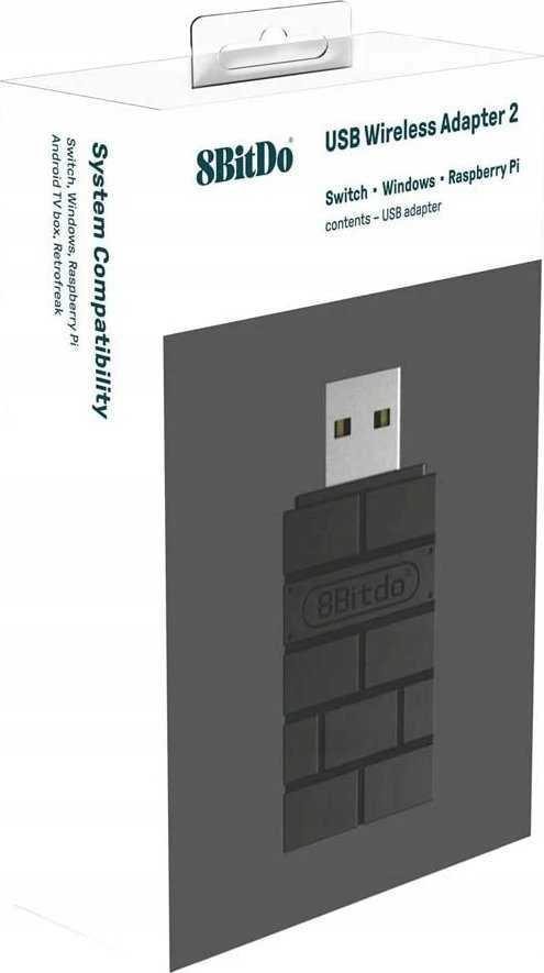 8BitDo USB belaidis adapteris 2 (juodas)